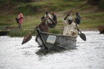 Pescadores en Mweya