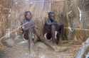 Young boys of the Bedic tribe during iniciatic period - Iwol - Bassari Country - Senegal
Muchachos Bedic durante el periodo de iniciacion - Iwol - Pais Bassari- Senegal