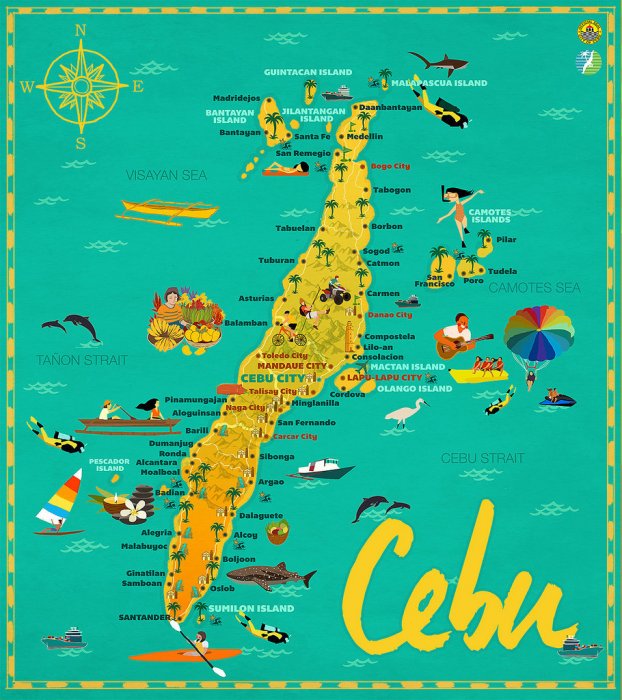 Isla de Cebu: Oslob, Cebu City, Moalboal, Liloan - Filipinas 2