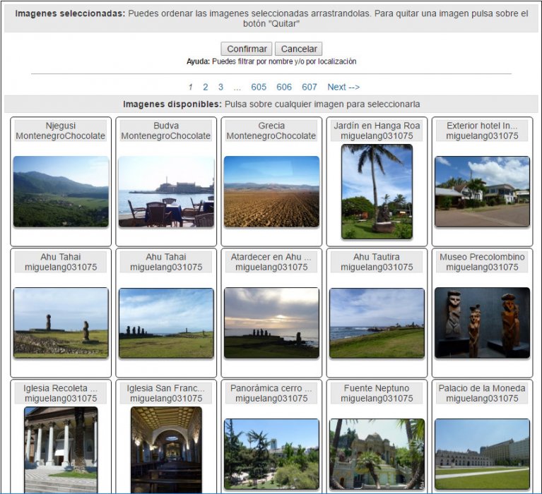 Diarios de Viajes: Selección de tema asociado e imágenes - Como crear un Diarios de Viajes e insertar fotos de Galería