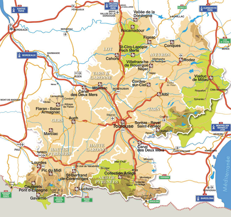 Viajar por Midi-Pyrénées (Occitania): Visitas, Qué ver
