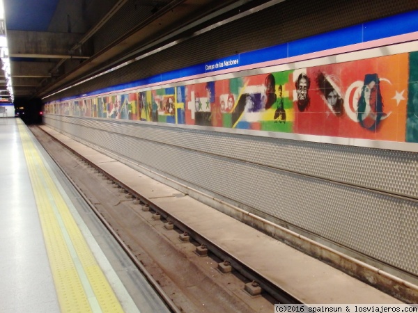 Estación de Metro de Campo de las Naciones -IFEMA - Madrid ✈️ Fotos de  España ✈️ Los Viajeros