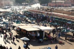 Plaza Jemaa Al Fna desde la terraza - Marrakech
