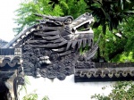 Dragón en una de las murallas del Jardin Yuyuan
