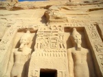 Detalle del templo de Nefertari en Abu Simbel