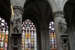 Columnas en la Catedral de Bruselas