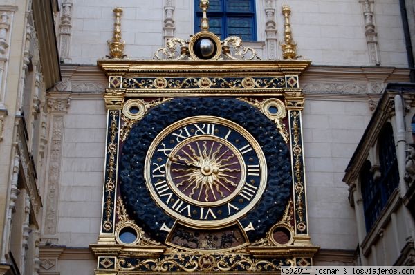 Gran Reloj de Rouen ✈️ Fotos de Francia ✈️ Los Viajeros