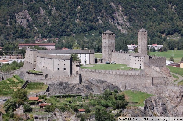 Castel Grande de Bellinzona
El más antiguo de los tres que hay en Bellinzona, declarados en su conjunto Patrimonio de la Humanidad.
