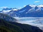 Sobrevolando el Mendenhall Glaciar, Alaska