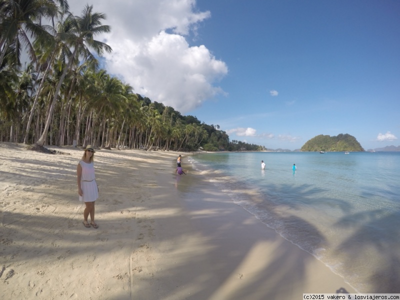 Foro de Lowcost: Playa de las cabañas. El Nido. Isla de Palawan