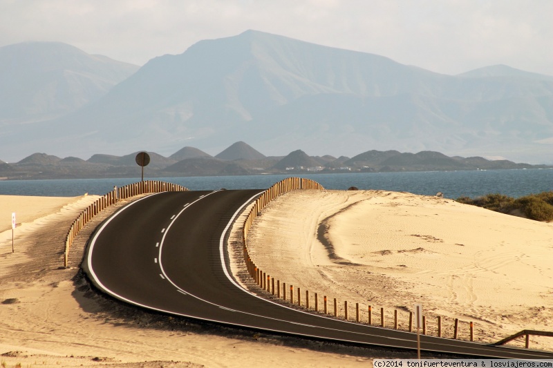 Foro de Fuerteventura: Carretera Dunas de Corralejo