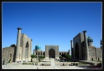 Plaza Registán en Samarkanda