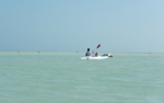Kayak en la playa de Holbox