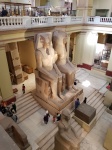 Estatuas de Amenhotep III y Tiyi - Museo egipcio de El Cairo