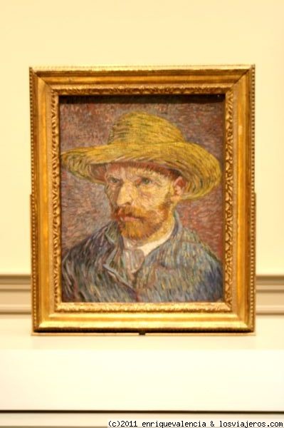 Autorretrato con sombrero de paja de Van Gogh ✈️ Fotos de USA ✈️ Los  Viajeros