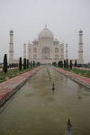 Taj Mahal en un día muy nublado...:(