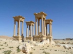 Tetrapilo de Palmira.- Siria
