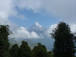 Machapuche entre la neblina ( Annapurna- Nepal)