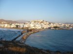 Vista de Chora, capital de Naxos