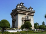PATUXAI GATE- VIENTIANE
PATUXAI, GATE, VIENTIANE, Puerta, Victoria, Vientiane, centro