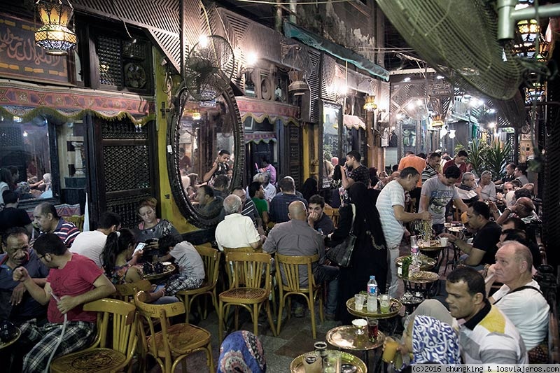 el café de los espejos ✈️ Fotos de Egipto ✈️ Los Viajeros