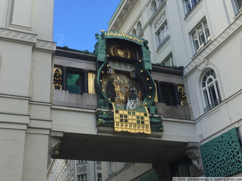 El reloj Anker de Viena ✈️ Fotos de Austria ✈️ Los Viajeros