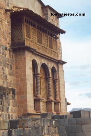 Balcon del convento de Santo Domingo en Cuzco - Cusco - Peru